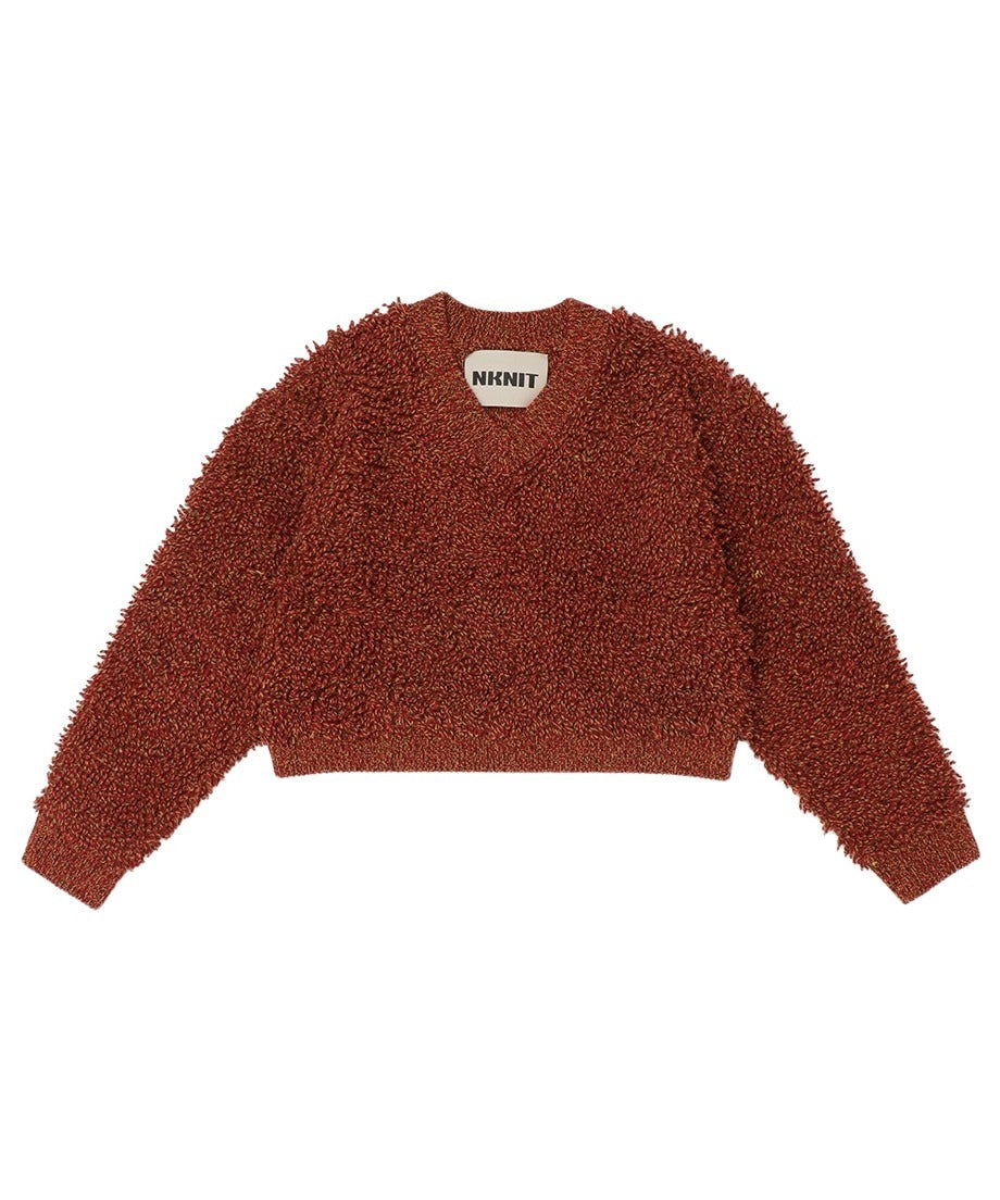 mop mix color v-neck KNIT_6