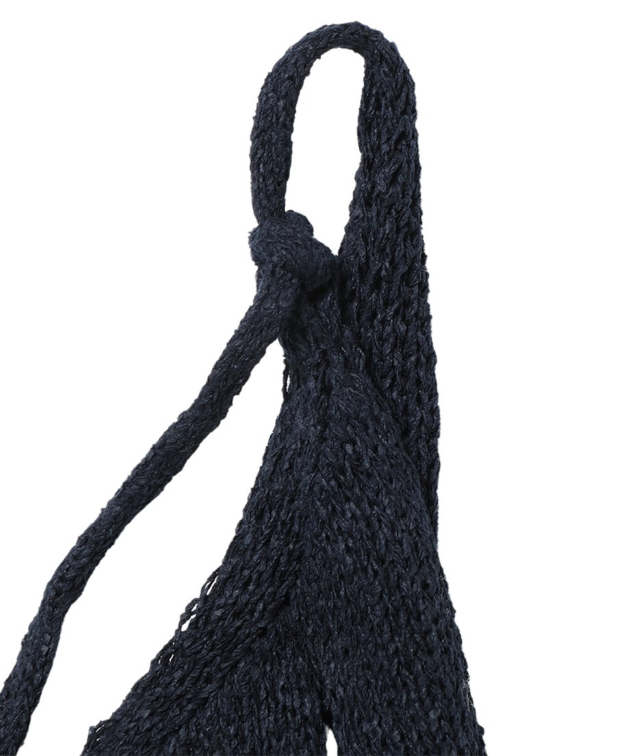 wave pattern fringe KNIT dress_6