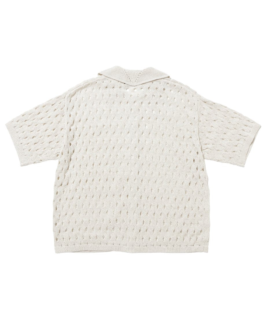 wave pattern KNIT shirt_17