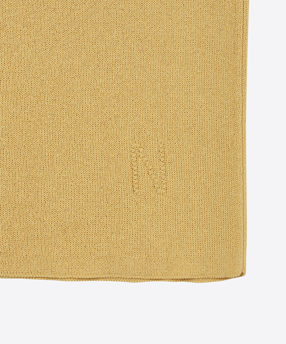 paper mix basic knit T-shirt_6