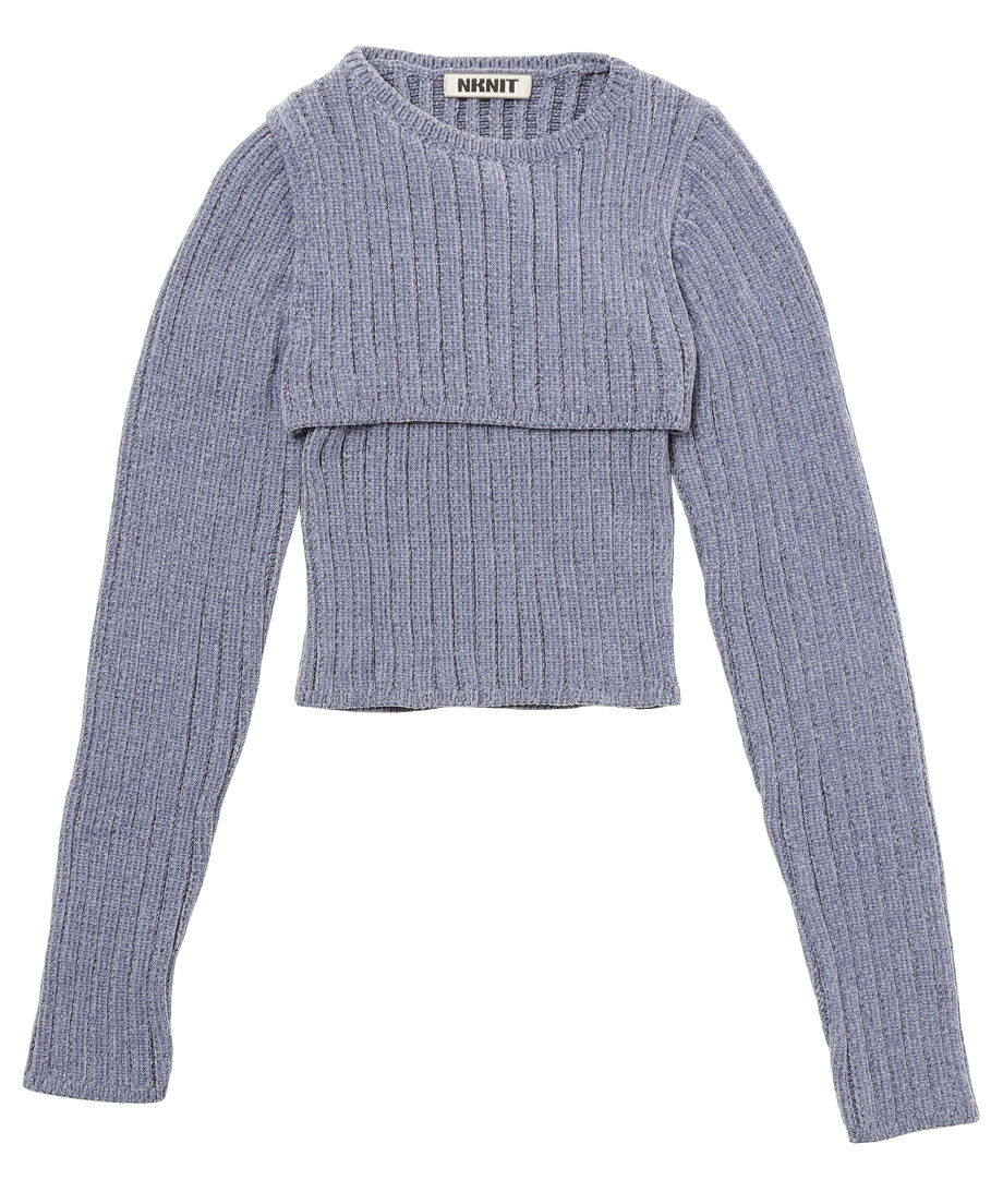 one shoulder set KNIT_4