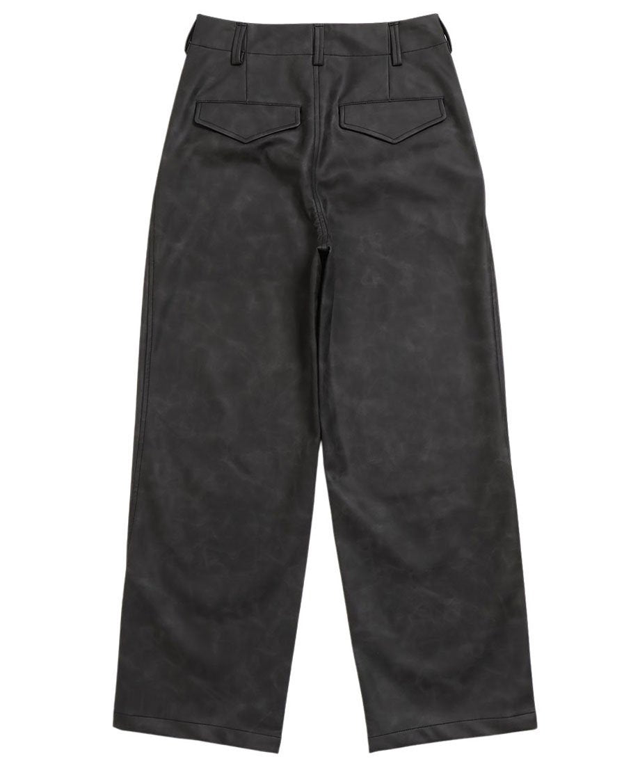 vegan leather wide pants_15