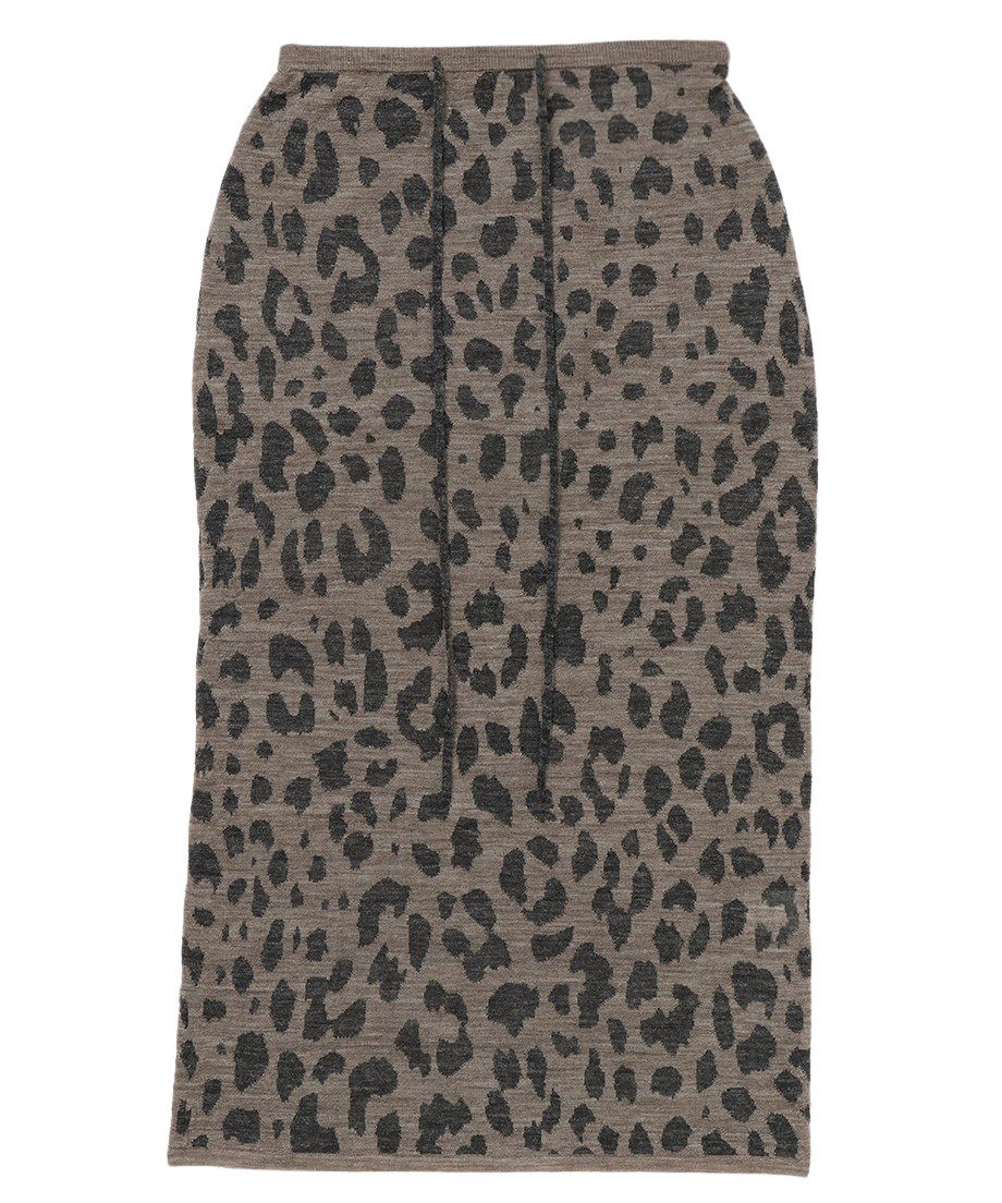 alpaca sheer KNIT skirt_2