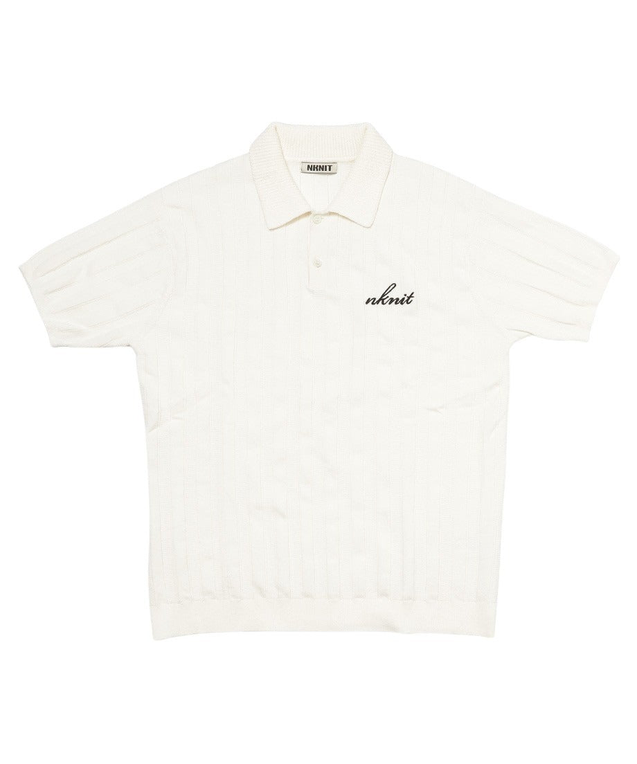 mix gauge logo KNIT shirts_7