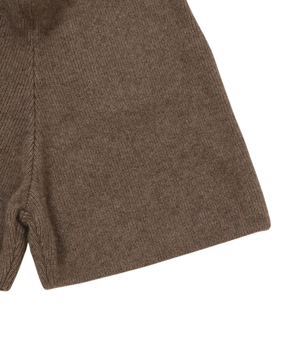 raccoon mix KNIT short pants_9