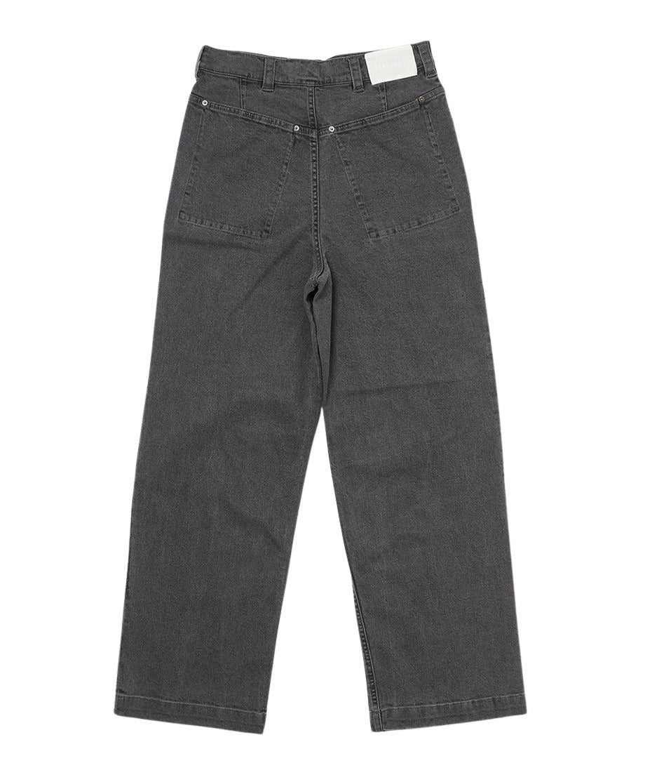 denim high waist long pants_12