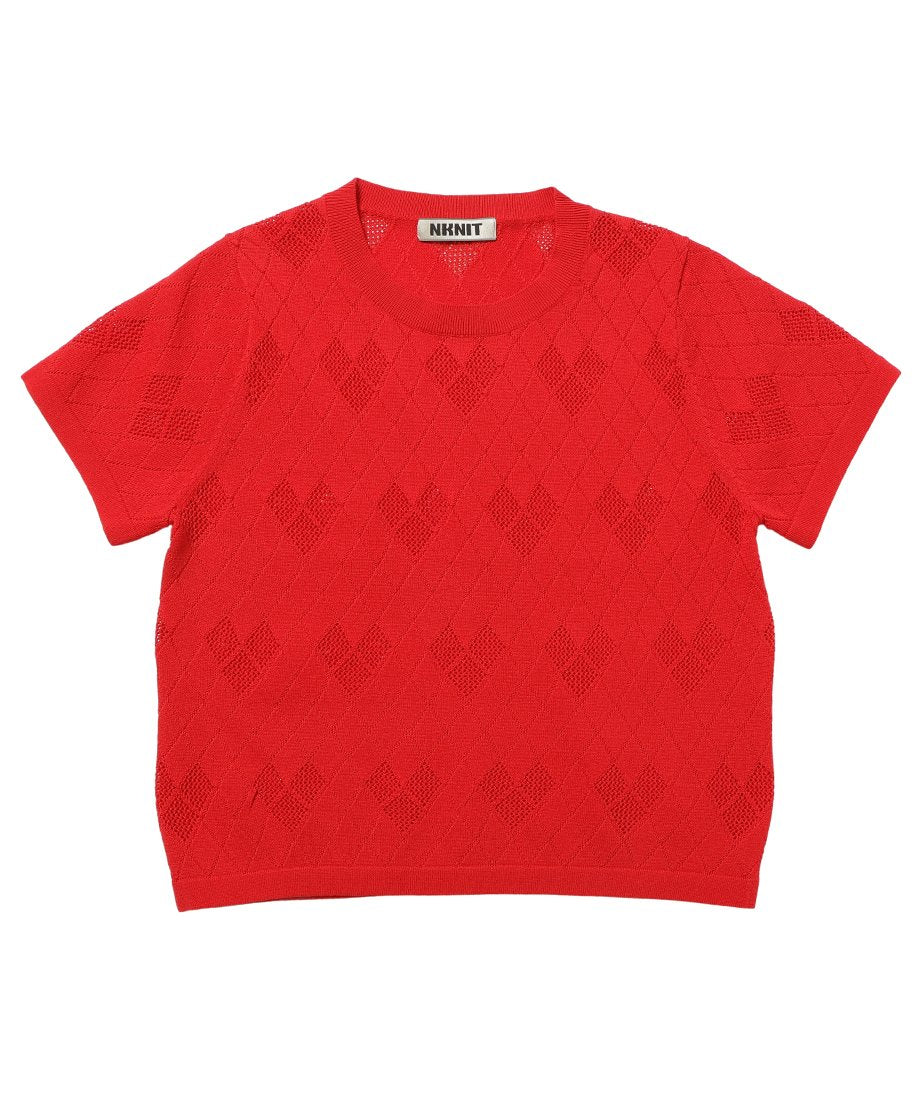 mesh♡ KNIT T-shirt_3