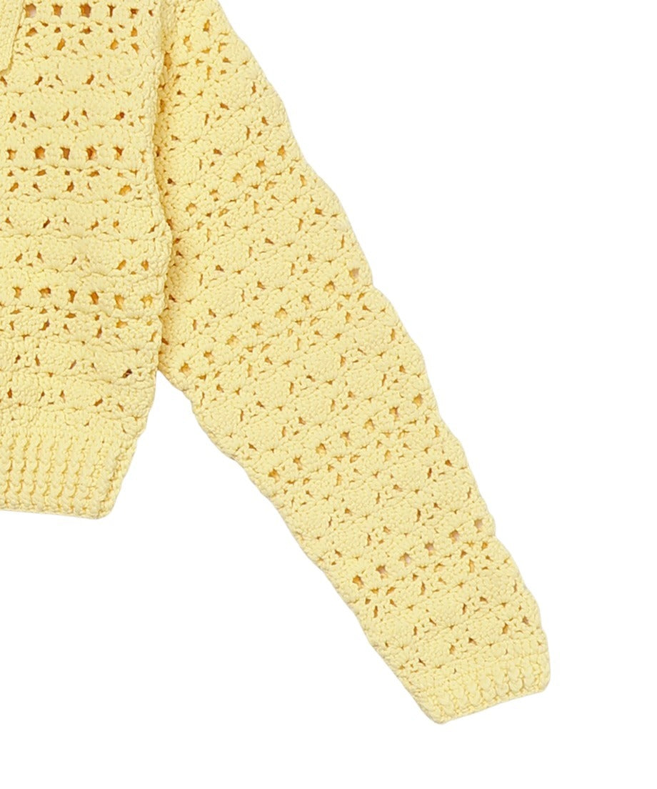 crochet KNIT zip cardigan_17