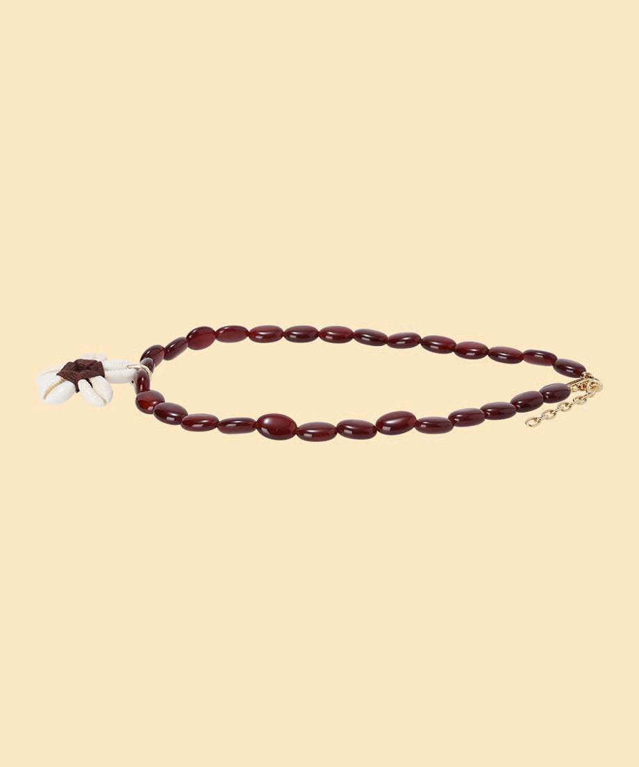 flower shell necklace