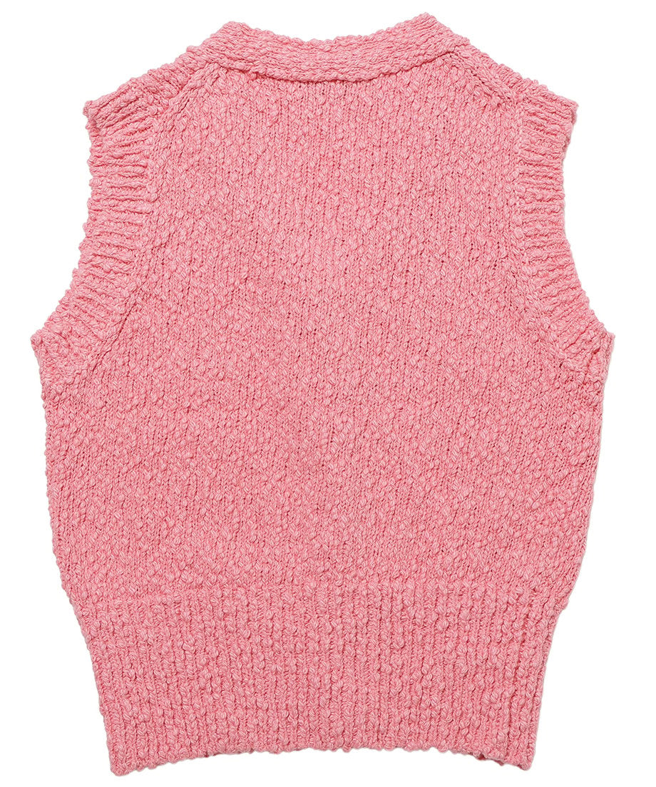 mini V-neck KNIT vest_5