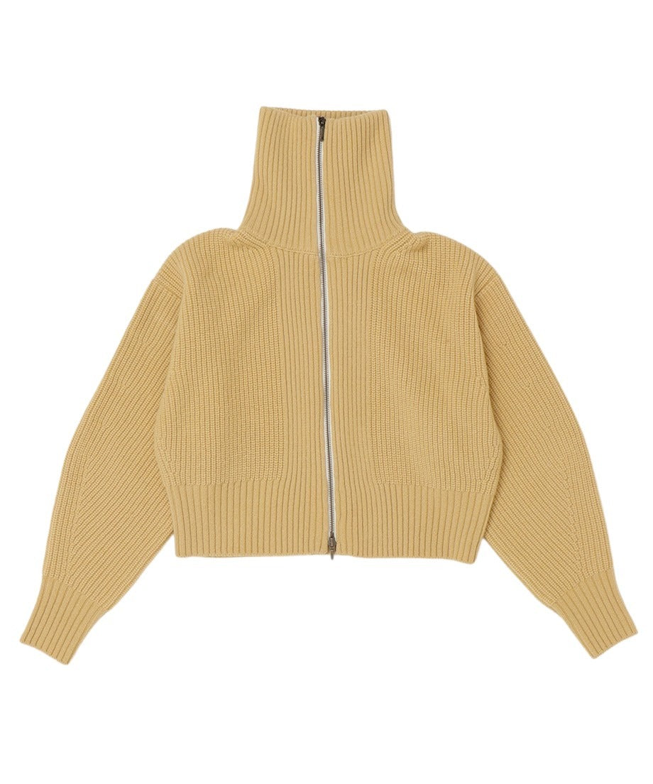 zipper double collar KNIT_7