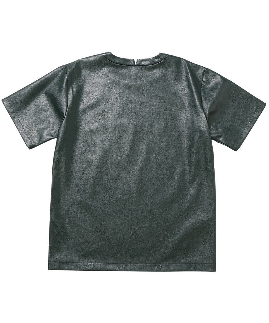 vegan leather box mini dress_8