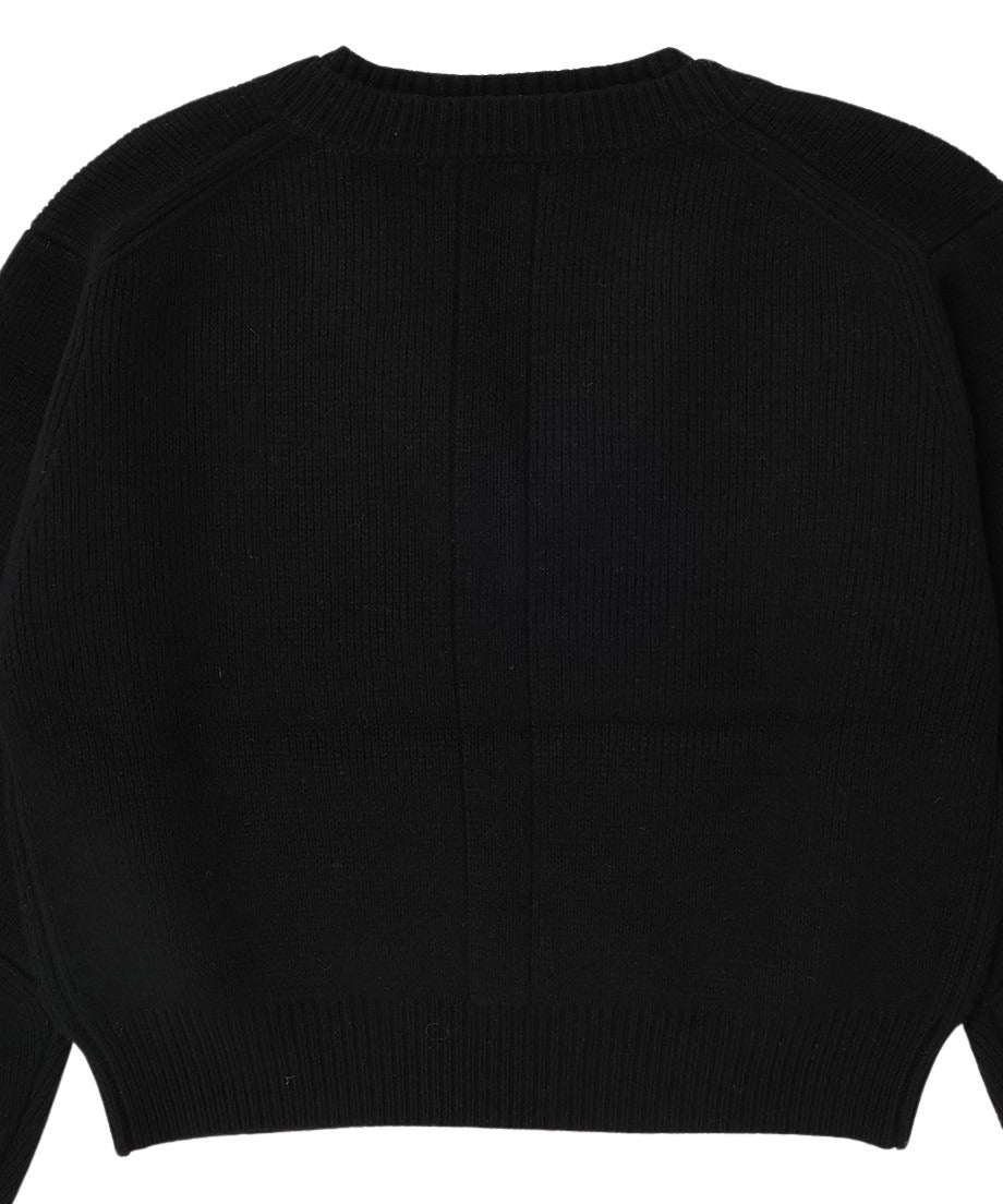 V-neck mix color KNIT_16