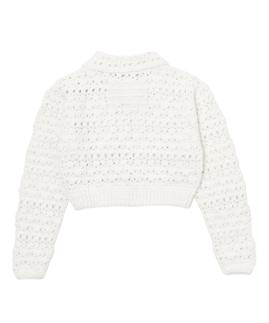 crochet KNIT zip cardigan_15