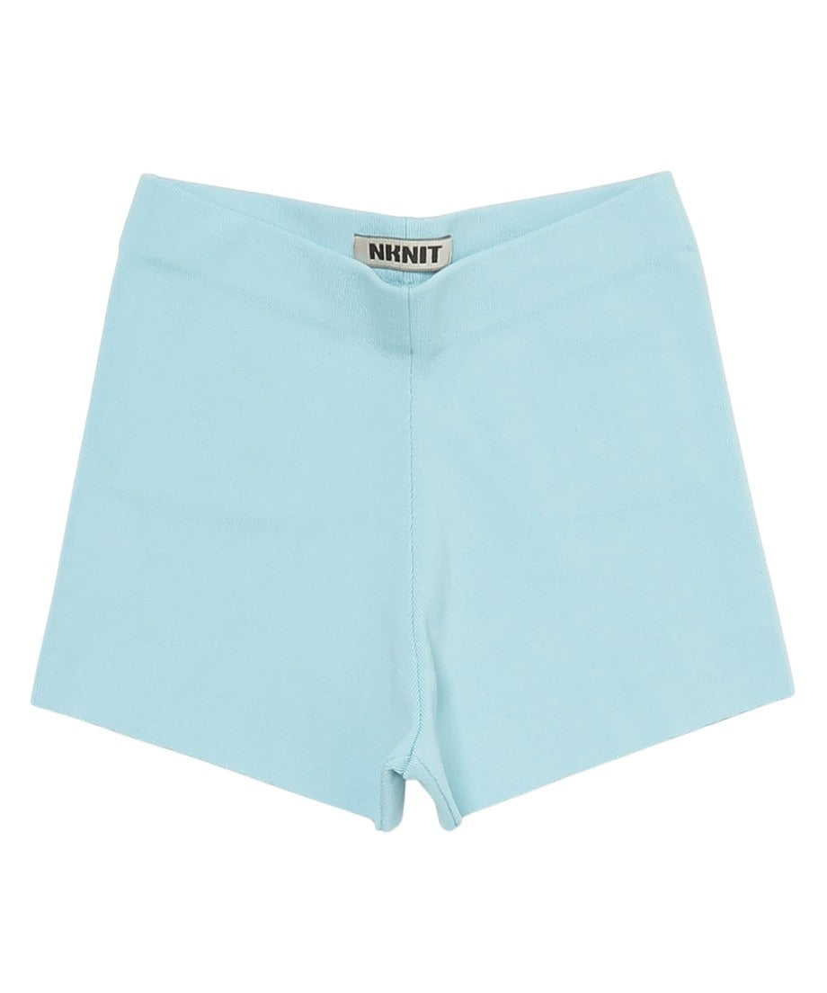 silk cotton fit KNIT shorts_5