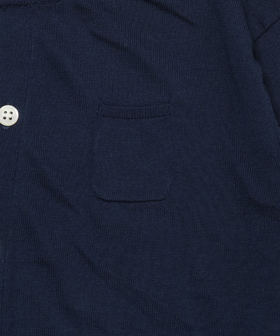 silk cotton crew neck KNIT cardigan_16