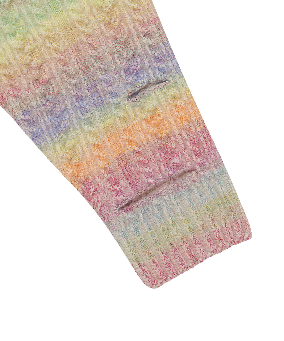 mix color cable KNIT_9