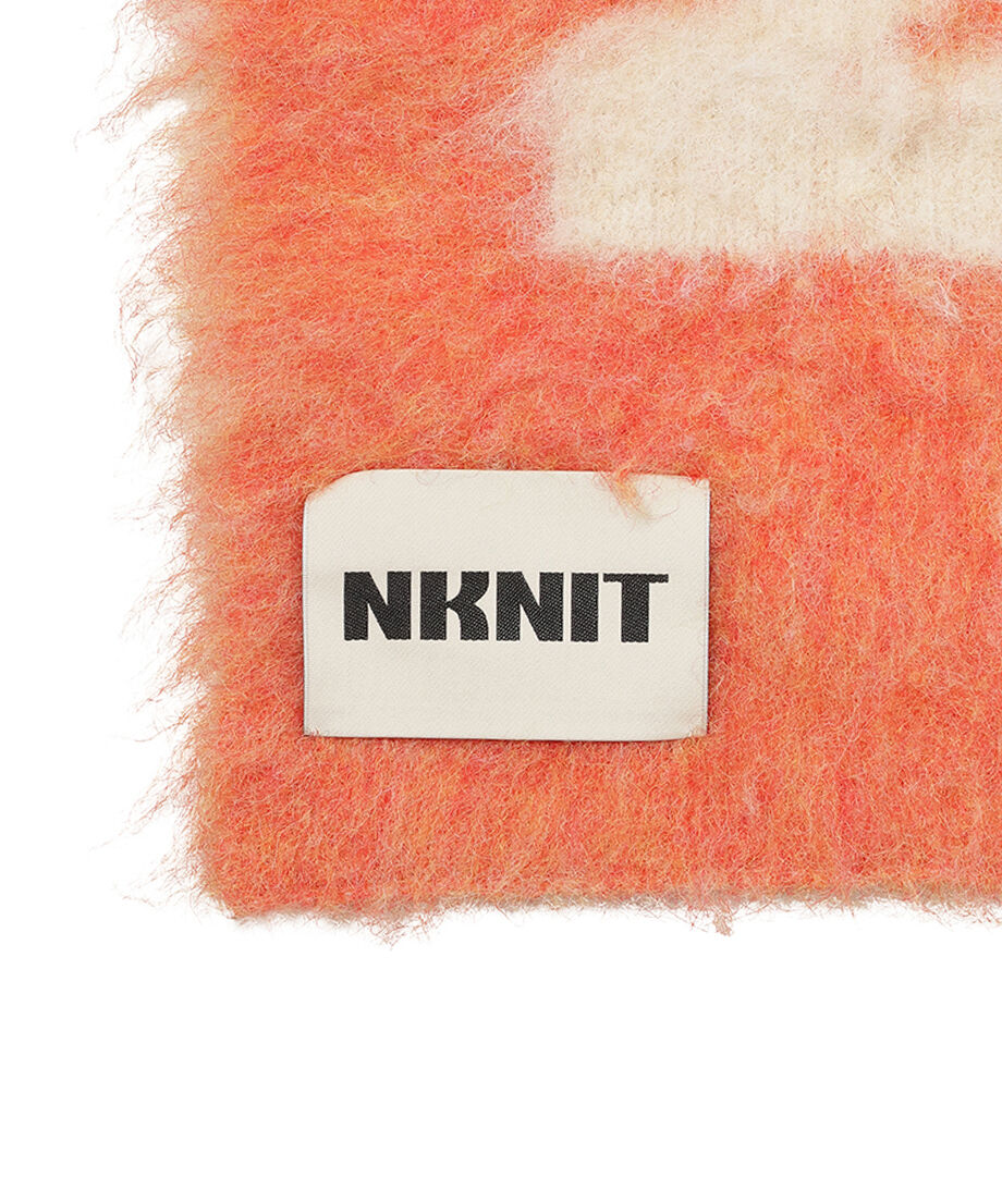 shaggy logo KNIT long scarf_16