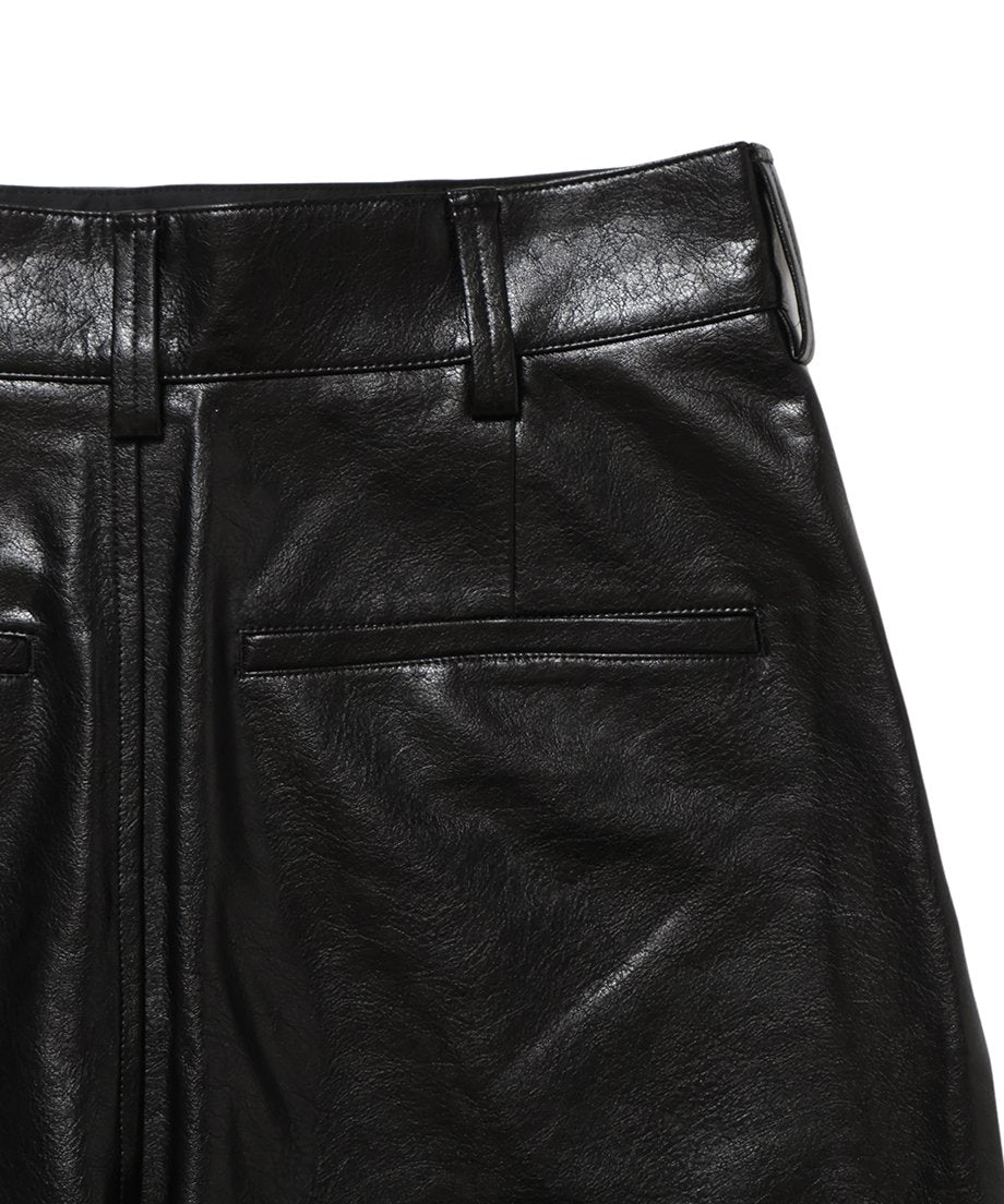 vegan leather short pants_13