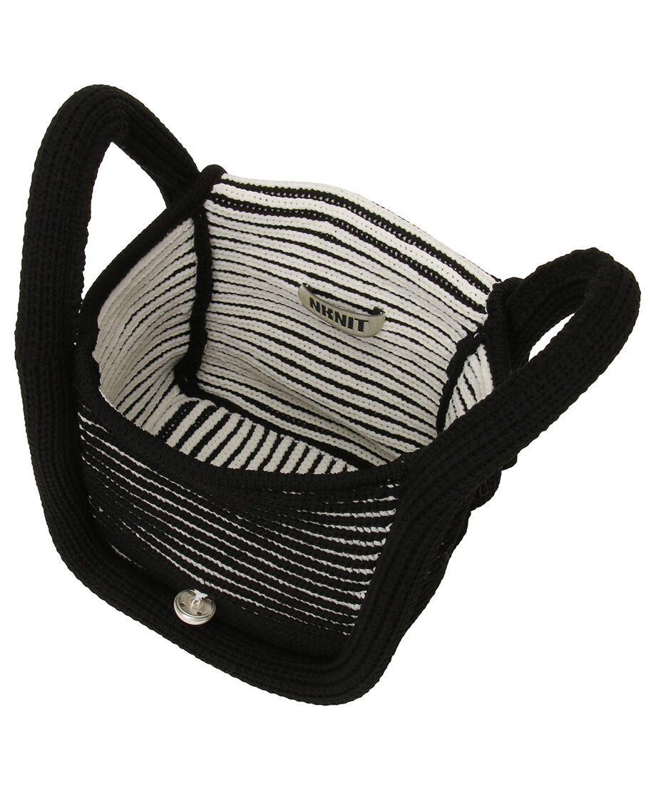 sponge striped hand bag_9