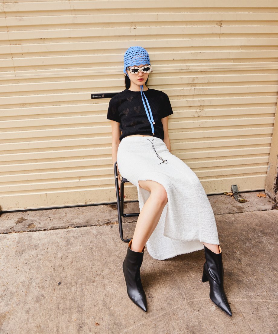 mesh♡ KNIT T-shirt_2