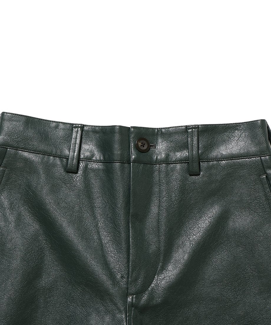 vegan leather short pants_20