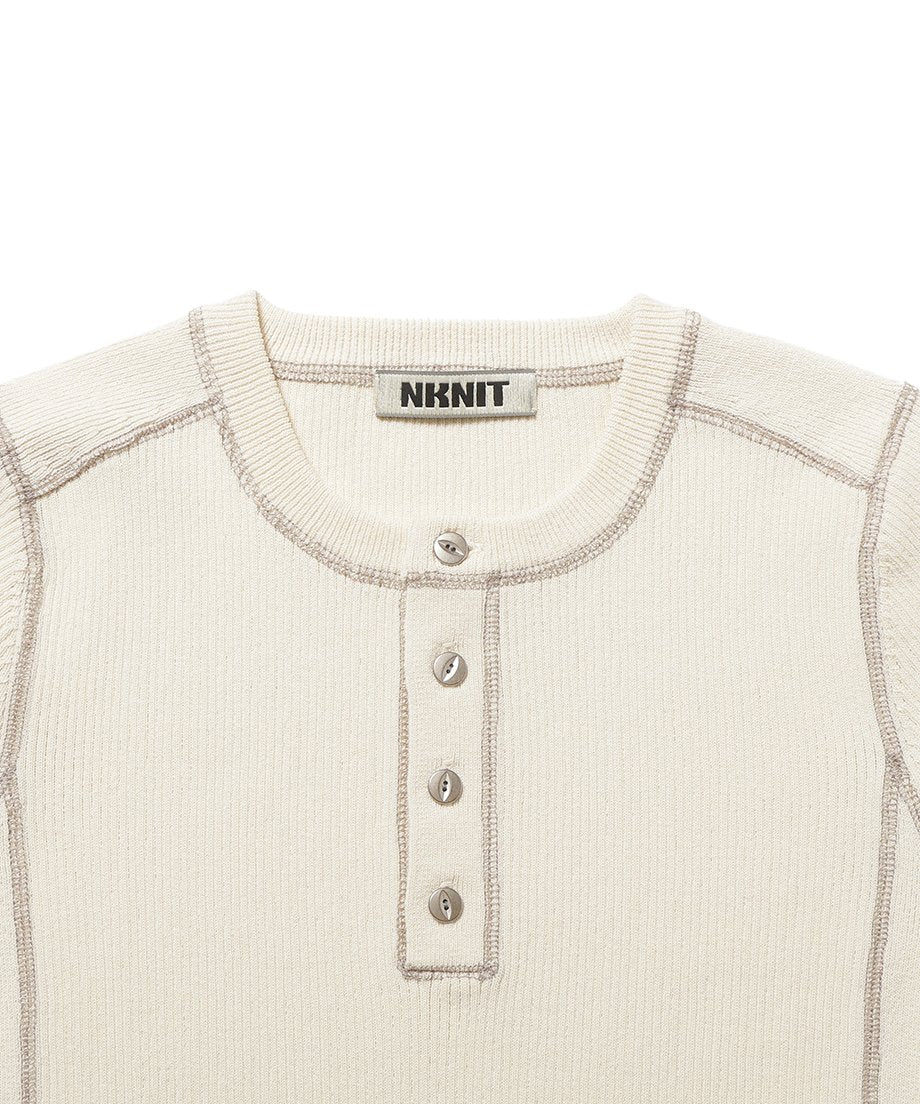 heavy weight henry neck KNIT_6
