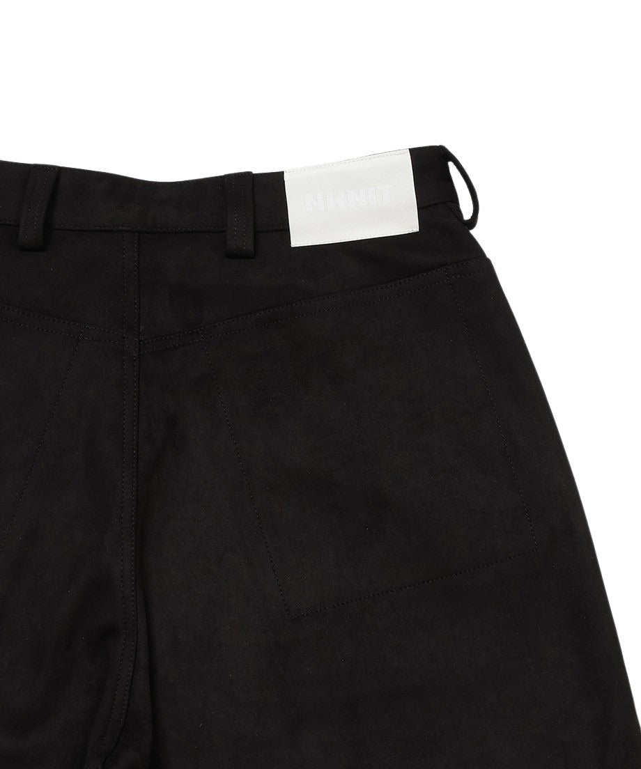 suede half pants_12