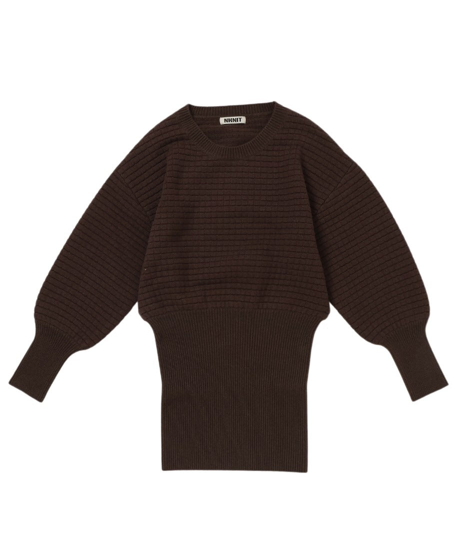 waffle KNIT 2way dress_3