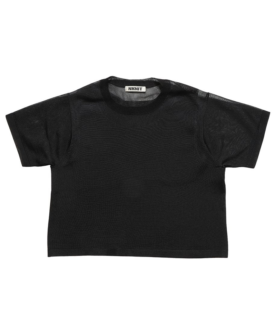 sheer tank top KNIT T-shirt_4