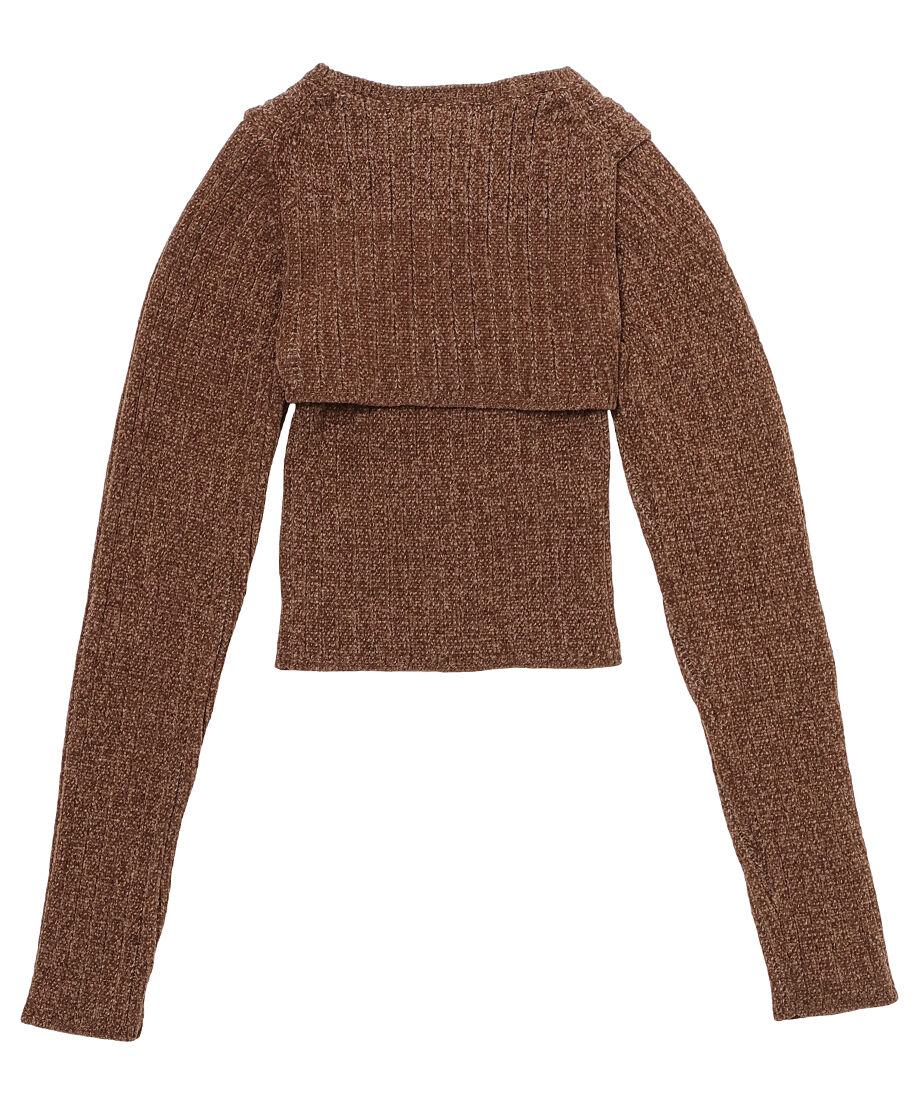 one shoulder set KNIT_14