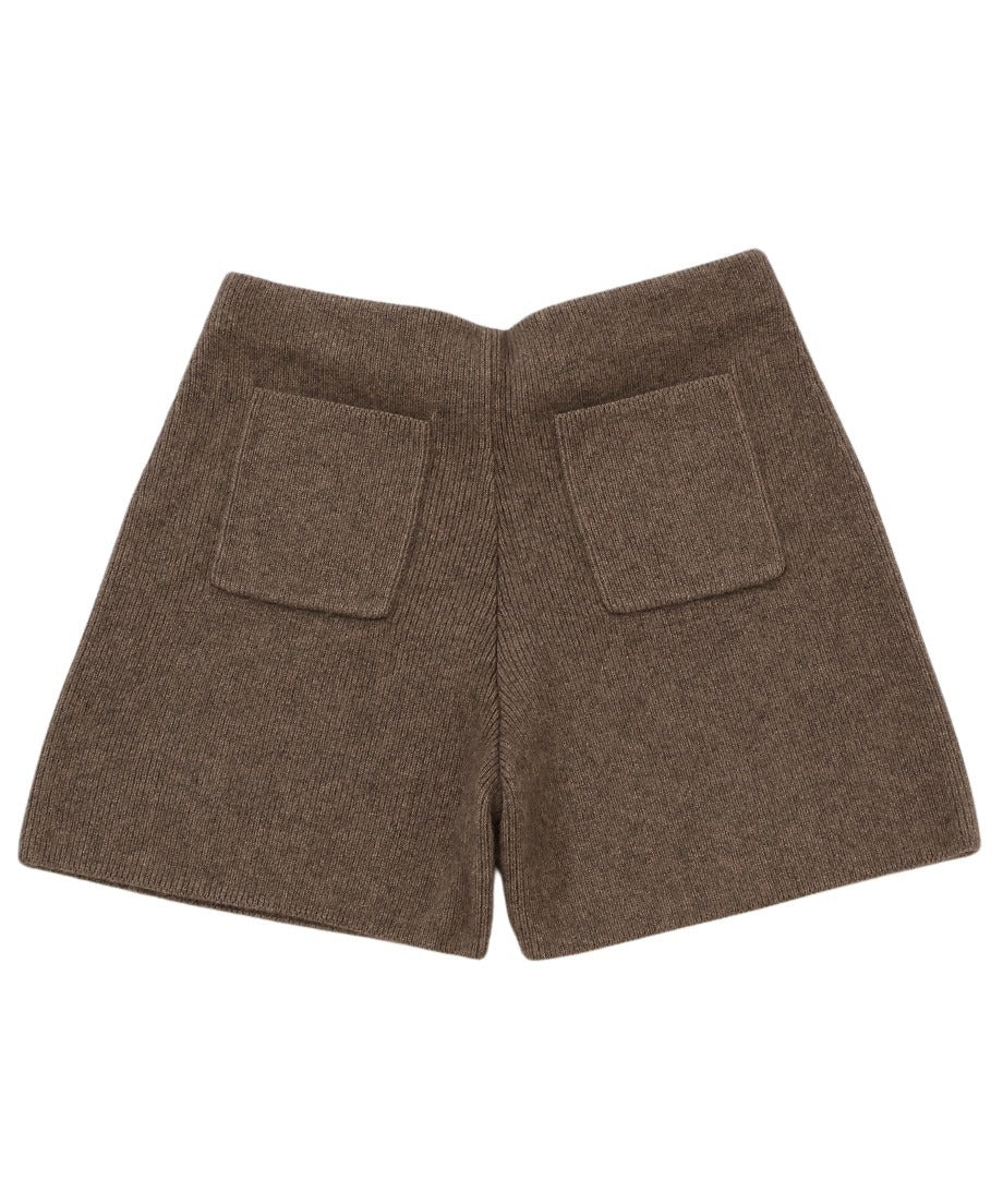 raccoon mix KNIT short pants_10
