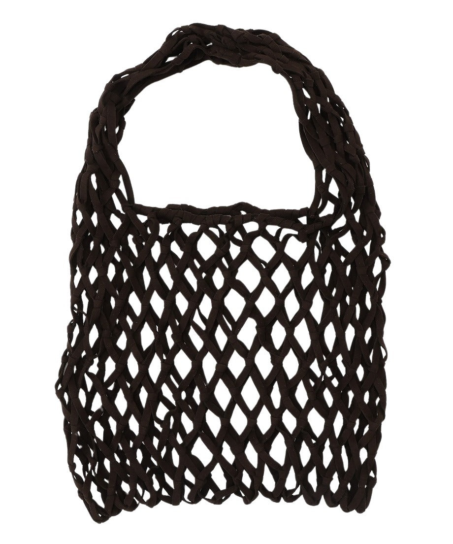 suede macrame bag 【large】_14