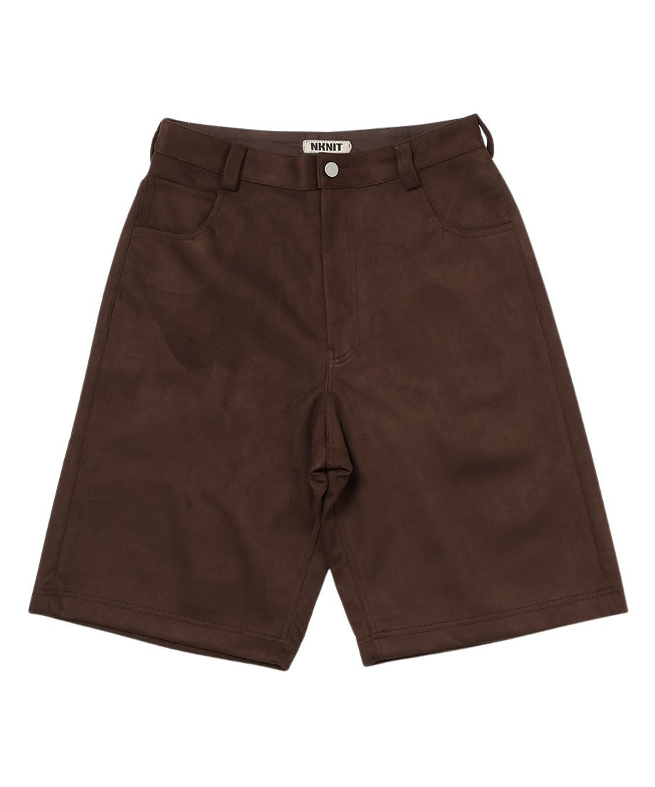 suede half pants_3