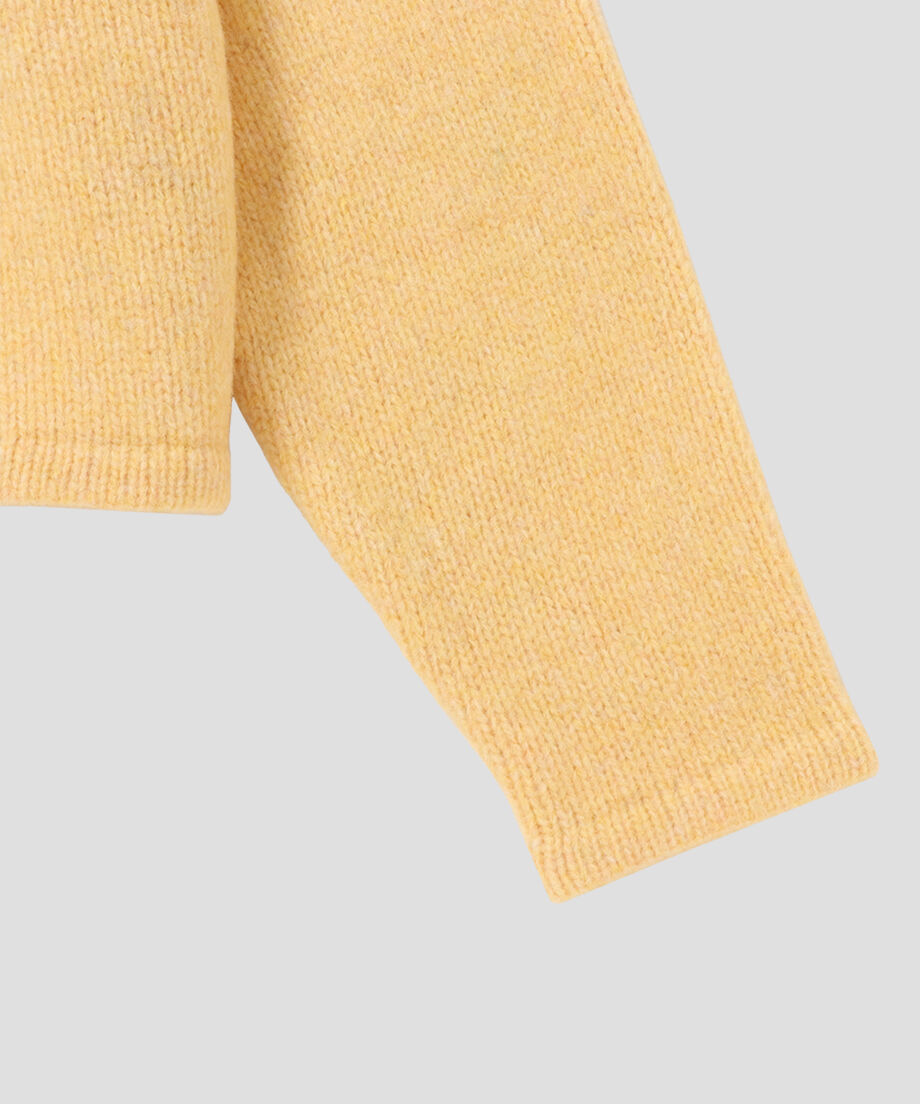 camel mix hooded KNIT_6