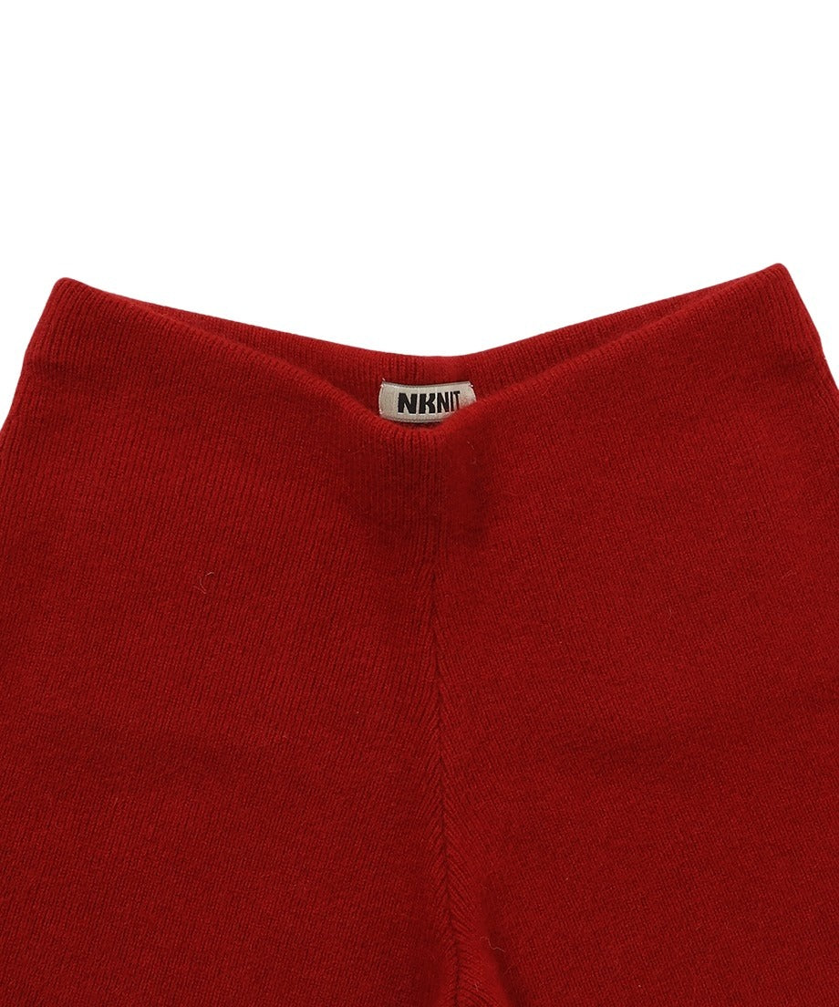 raccoon mix KNIT short pants_5