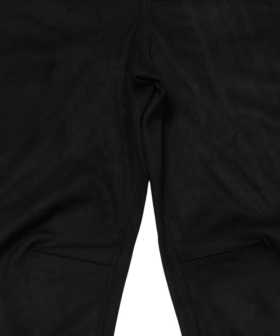 suede high waist long pants_14