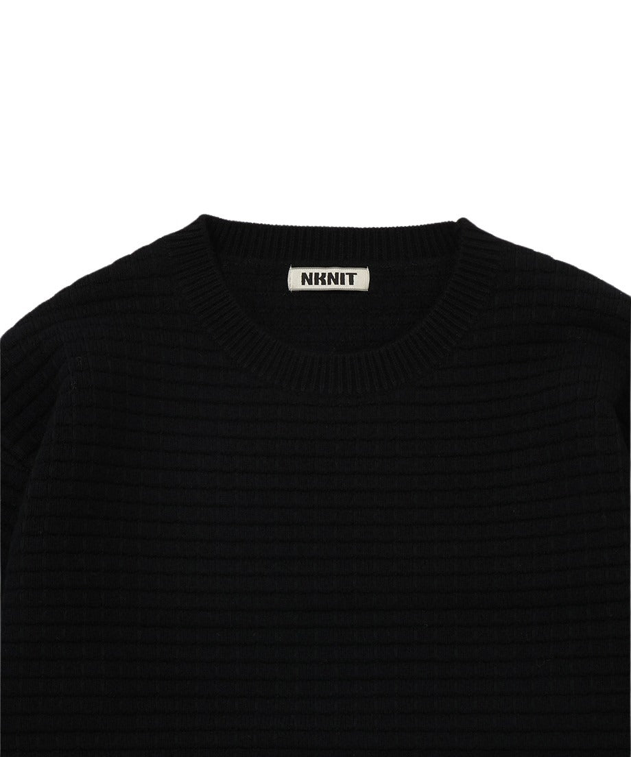 waffle KNIT pullover_5
