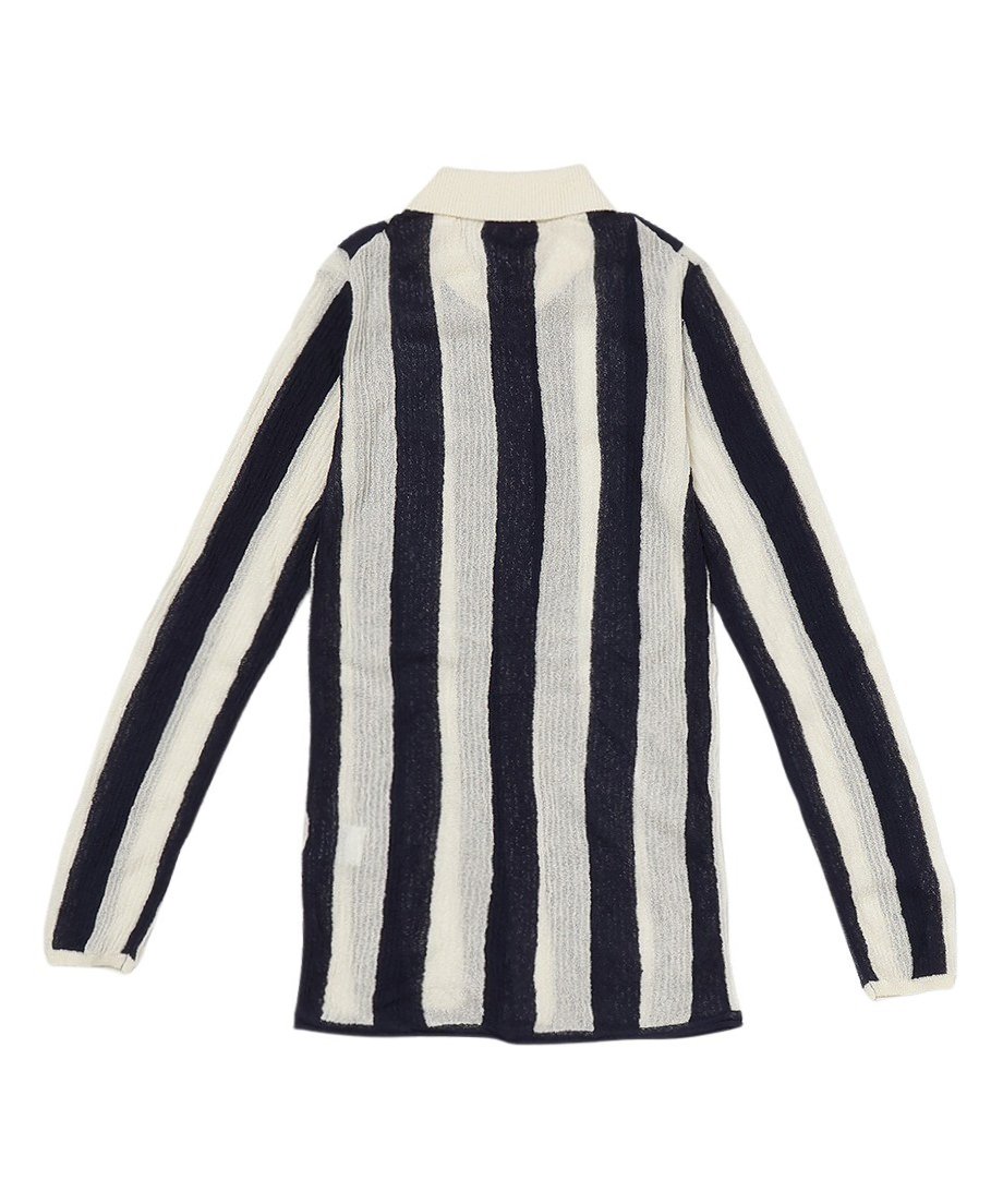 striped pattern KNIT shirts_13