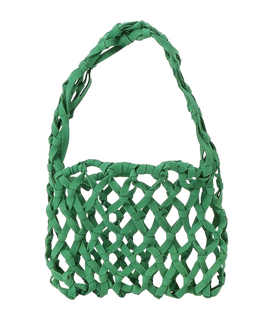 suede macrame bag 【small】_15