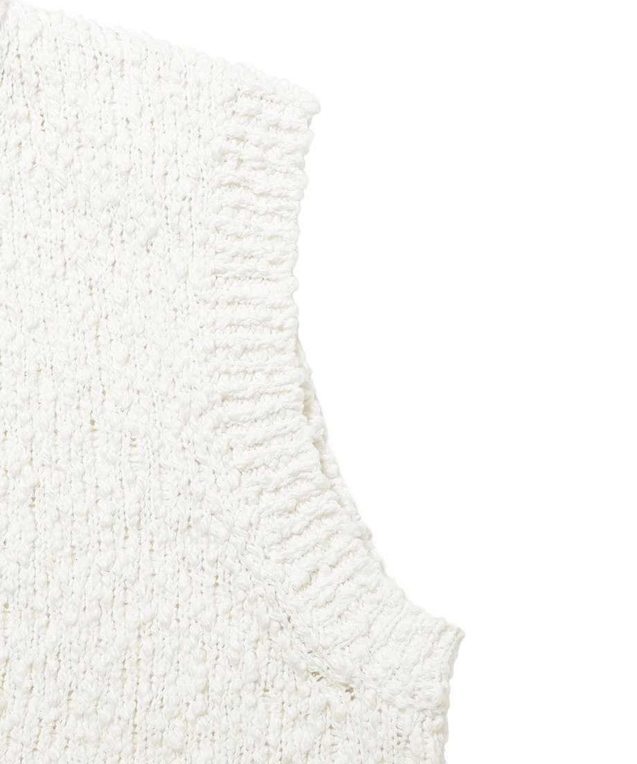 V-neck KNIT vest_13