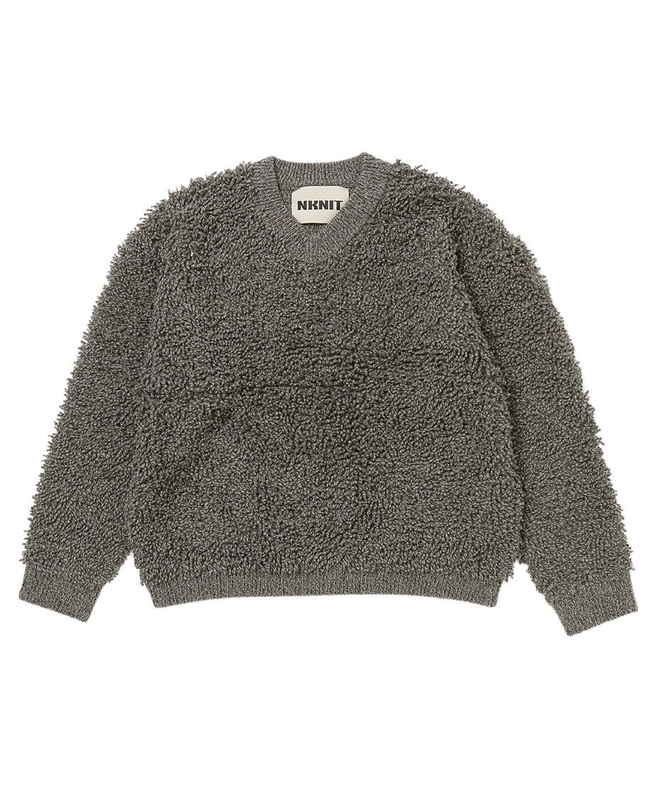 mop mix color v-neck KNIT_3