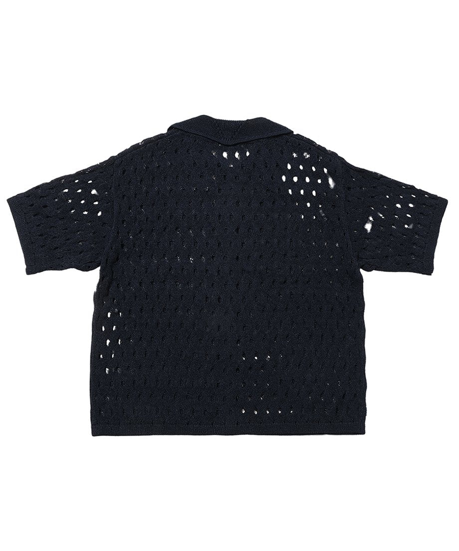 wave pattern KNIT shirt_11