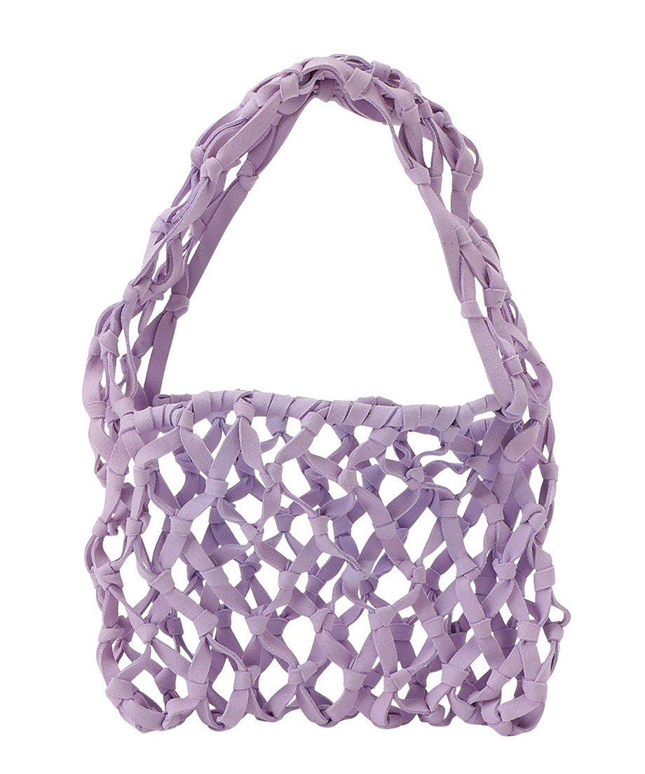 suede macrame bag 【small】_18