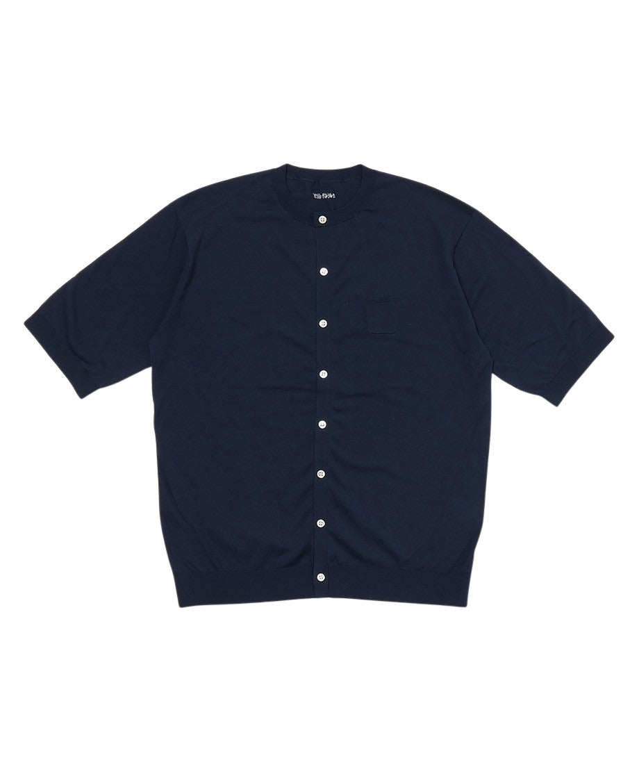 silk cotton crew neck KNIT T-shirt_7