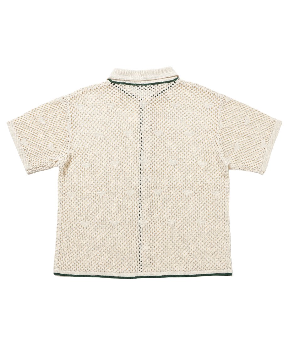 mesh♡ pattern KNIT shirt_8