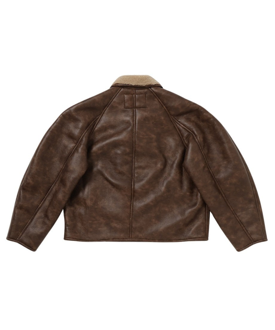 vegan mouton round jacket_6