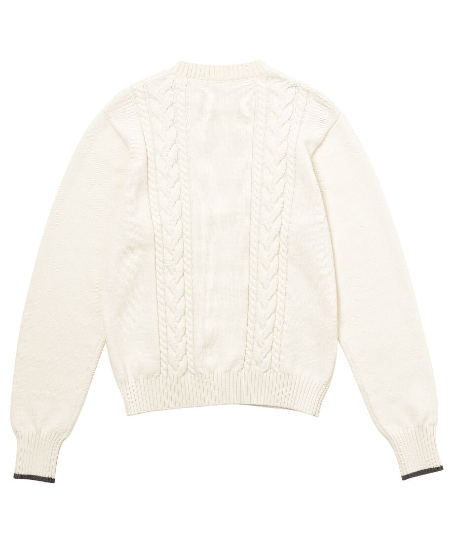 crew neck cable KNIT_12