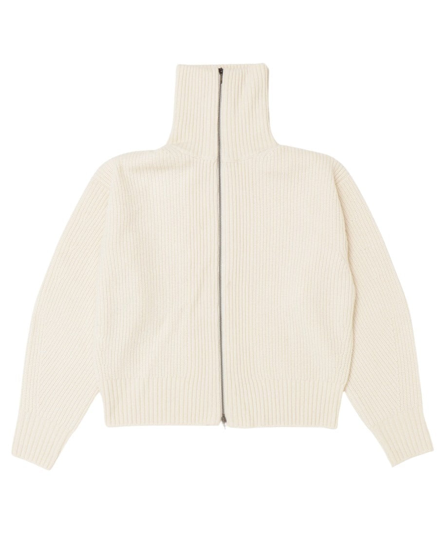 zipper double collar KNIT_4