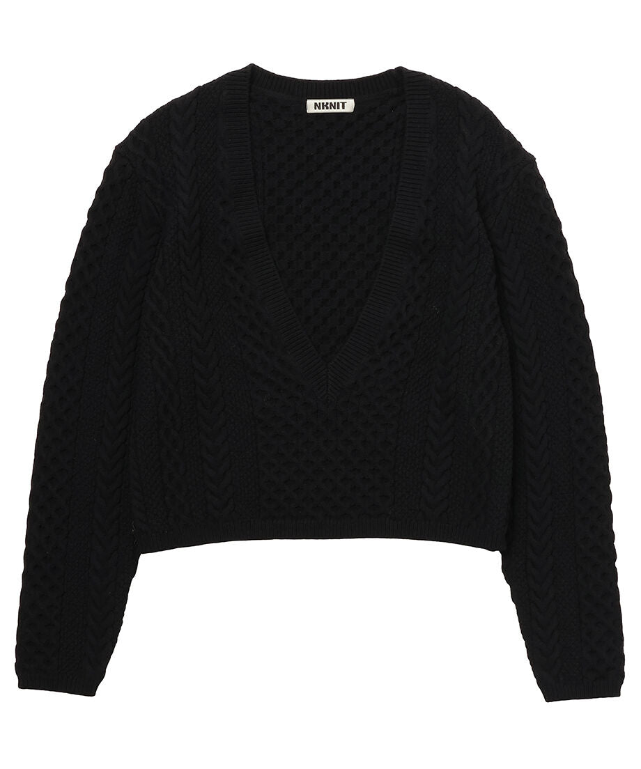 deep V cable KNIT_3